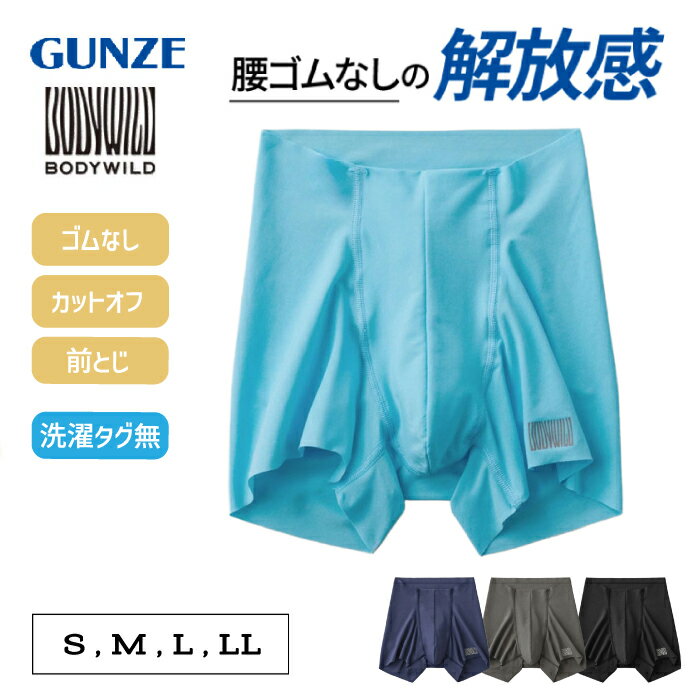 Gunze - GUNZE BODY WILD AIRZ メンズ エアーズボクサーパンツ アップデートモデル CUT OFF グンゼ BWY940D