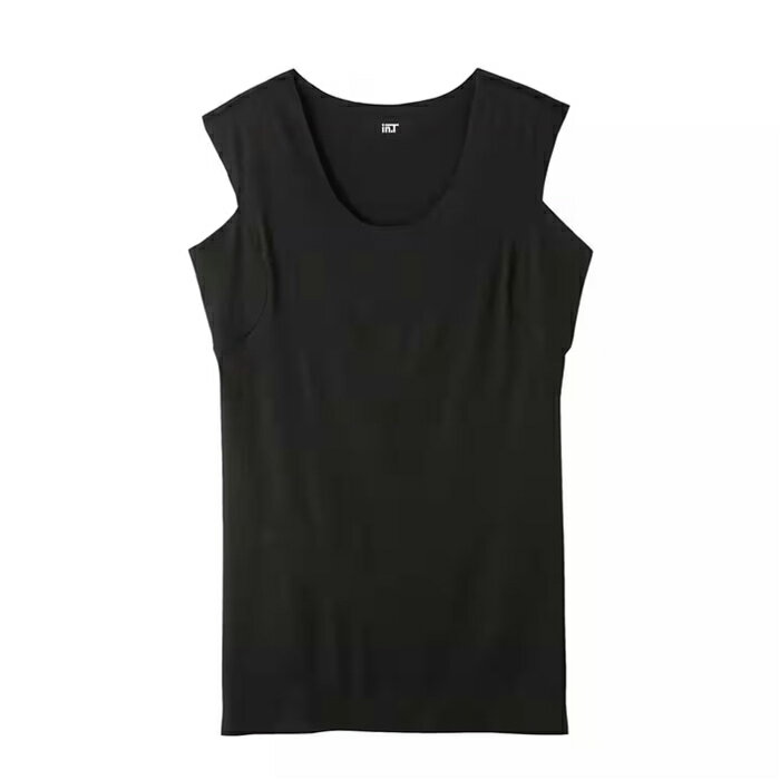 グンゼ Tシャツ専用インナー インティー メンズ 脇汗パッド強化版 汗取りパッド付 乳首透け対応 縫い目無し 抗菌防臭 スリーブレス ノースリーブ クルーネック 見えない 肌着 下着 in.T ワイジ…