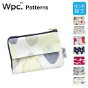 Wpc. Patterns ティッシュポーチ 撥水 レディース 女性 かわいい おしゃれ 北欧 花柄 テキスタイル マスク入れ マスクケース 内ポケット付き ミ...