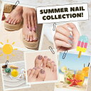 【2024年9月度 月間優良ショップ受賞店】ネイルシール 貼るだけ Summer collection 推し活 マニキュア ネイル 速乾 ラメネイル デザインネ...