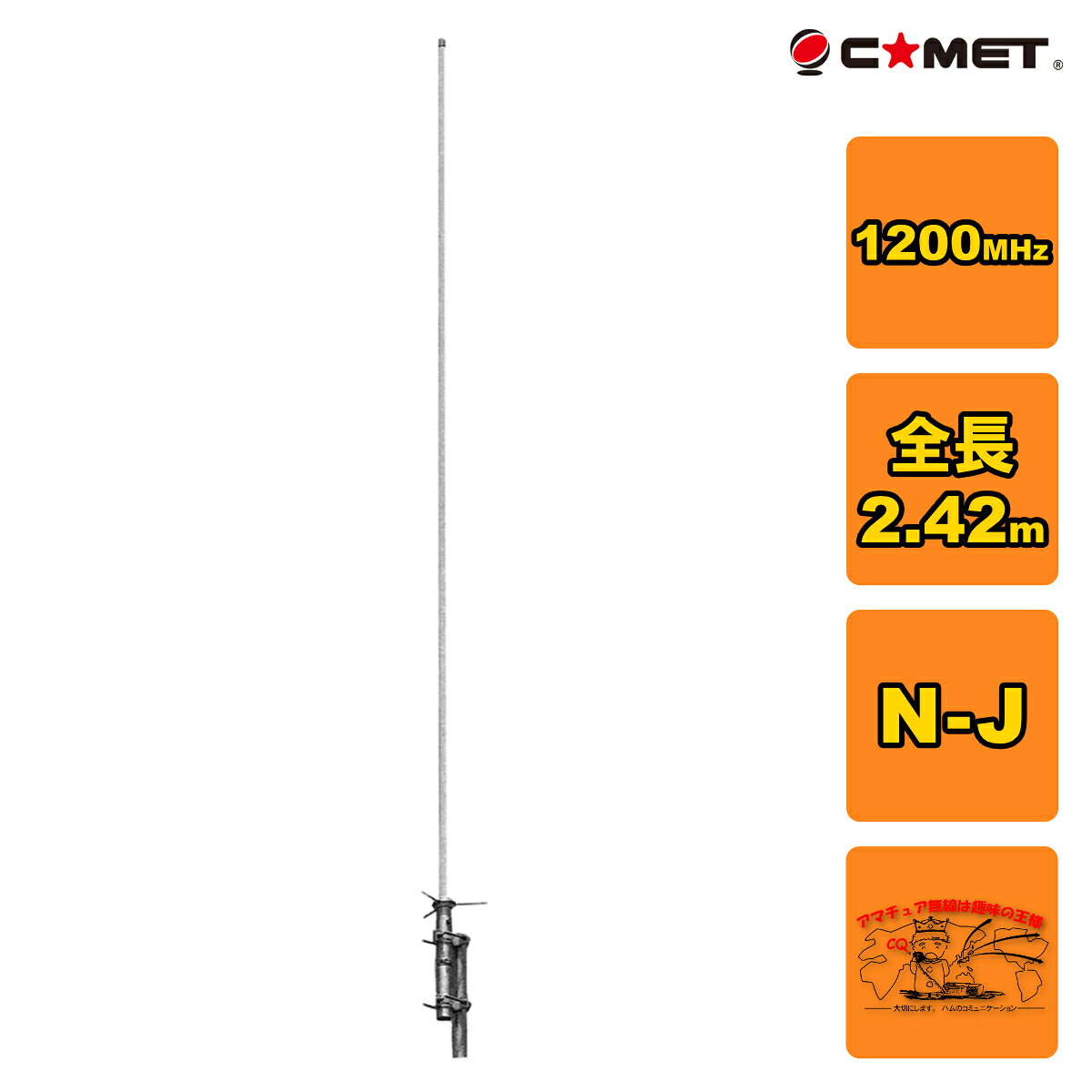 GP-21 コメット 1200MHz モノバンド固定アンテナ
