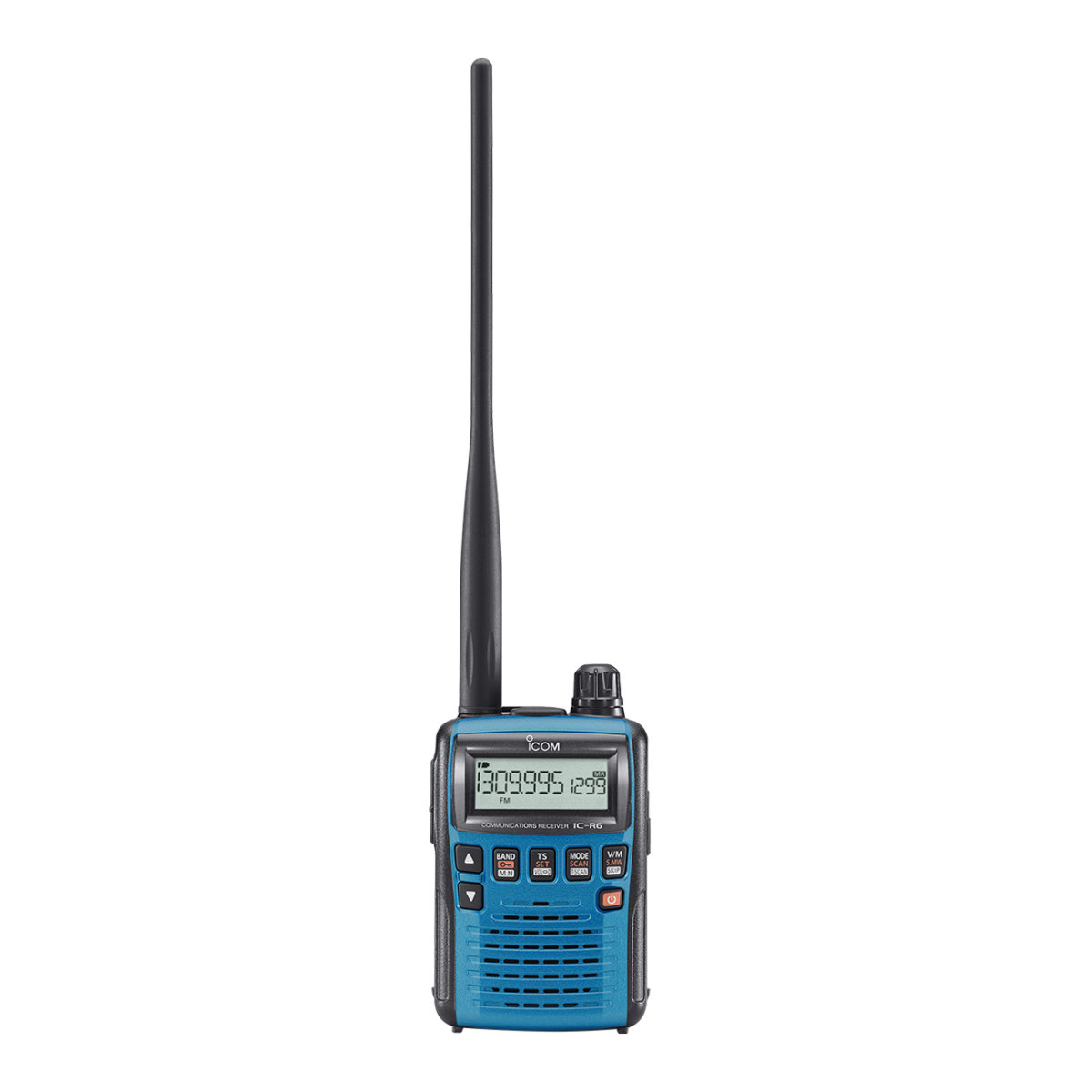 IC-R6 BLUE アイコム メタリックブルー 広帯域ハンディレシーバー 【受信改造済】