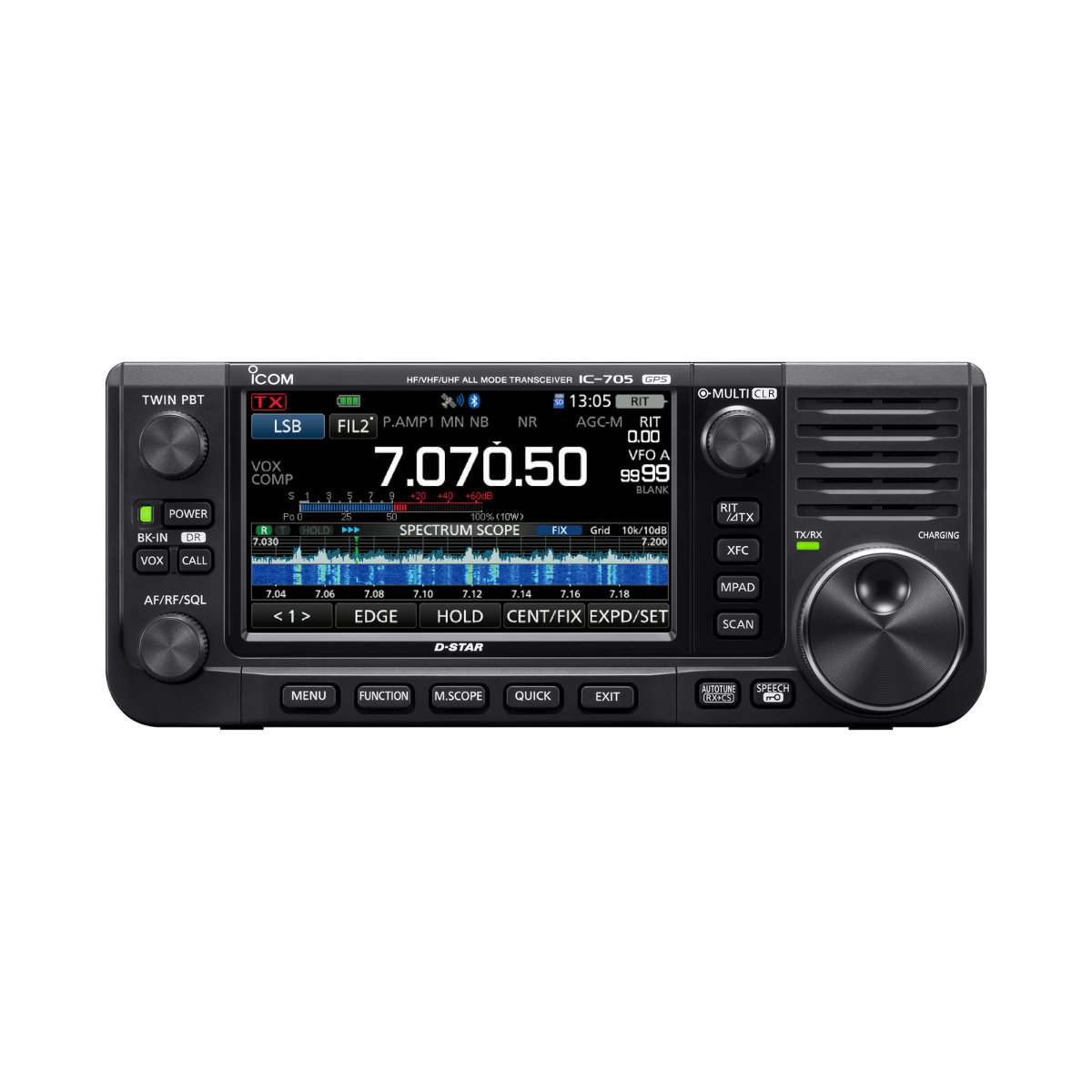 IC-705 #41 新バージョン アイコム HF+50MHz+144MHz+430MHz (SSB/CW/RTTY/AM/FM/DV...