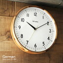 壁掛け時計 電波時計 おしゃれ 時計 電波 壁掛け 北欧 掛け時計 ジェルマン German CL-4061 木製 レトロ モダン ビンテージ ナチュラル リビ...