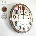 壁掛け時計 電波 おしゃれ 電波時計 時計 壁掛け 北欧 掛け時計 Forli フォルリ CL-8332 木製 ナチュラル 可愛い 子供部屋 ウォールクロック ...