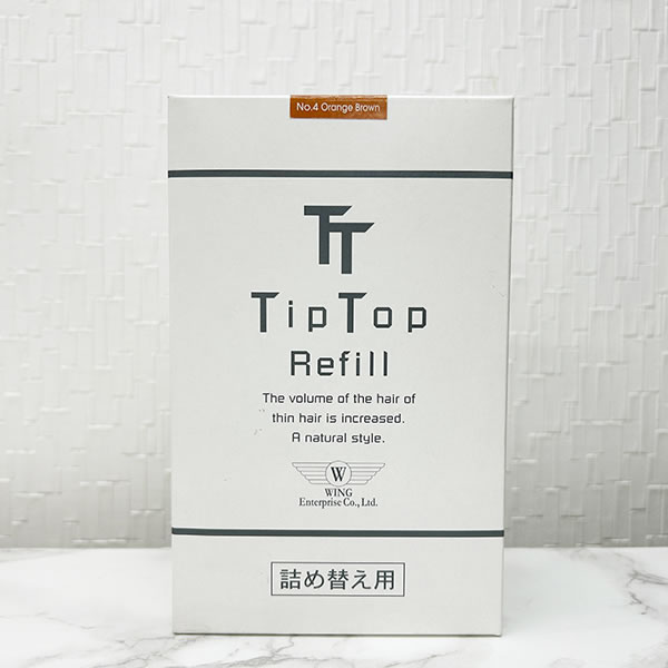 【訳あり】ティップトップ80g　ダークグレー　オレンジブラウン　TipTop　増毛パウ...
