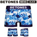 ★期間限定 ポイント15倍商品★【送料無料】BETONES(ビトーンズ) ALICE (アリス) メンズ ボクサーパンツ アンダーウエア パンツ