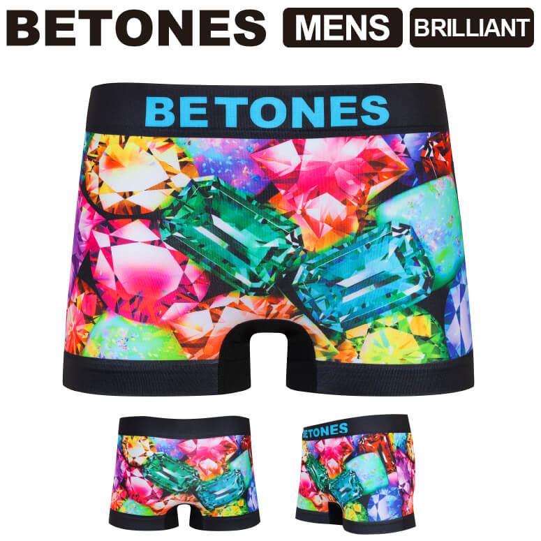 ビトーンズ ボクサーパンツ メンズ ★期間限定・ポイント15倍商品★【送料無料】BETONES(ビトーンズ) BRILLIANT (ブリリアント) メンズ ボクサーパンツ アンダーウエア パンツ