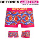 ★期間限定・ポイント15倍商品★BETONES(ビトーンズ) CRAB (クラブ) レディース ボクサーパンツアンダーウエア パンツ (ペアアイテム)