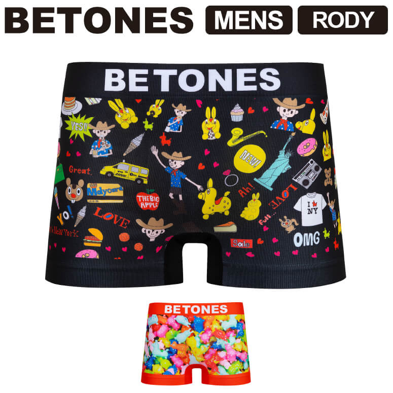 ビトーンズ ボクサーパンツ メンズ ★期間限定・ポイント15倍商品★【送料無料】BETONES(ビトーンズ) RODY (ロディ) メンズ ボクサーパンツ アンダーウエア パンツ