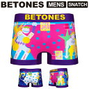 ★期間限定・ポイント15倍商品★【送料無料】BETONES(ビトーンズ) SNATCH (スナッチ) メンズ ボクサーパンツ アンダーウエア パンツ【コンビニ受取対応商品】