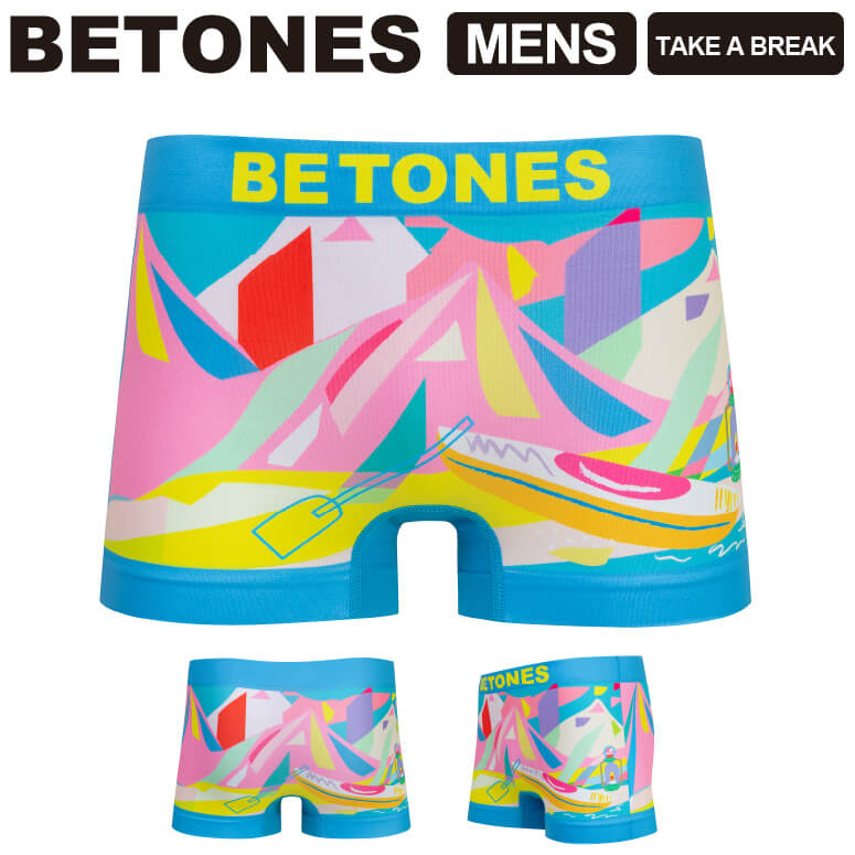 ★期間限定 ポイント15倍商品★【送料無料】BETONES(ビトーンズ) TAKE A BREAK (テイク ア ブレイク) メンズ ボクサーパンツ アンダーウエア パンツ