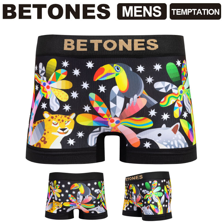 ビトーンズ ボクサーパンツ メンズ ★期間限定・ポイント15倍商品★【送料無料】BETONES(ビトーンズ) TEMPTATION (テンプテーション) メンズ ボクサーパンツ アンダーウエア パンツ