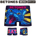 ★期間限定・ポイント15倍商品★【送料無料】BETONES(ビトーンズ) WITH CAT(ウィズ キャット) メンズ ボクサーパンツ アンダーウエア パンツ ...