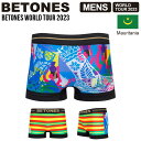 ★期間限定・ポイント15倍商品★【送料無料】BETONES(ビトーンズ) WORLD TOUR MAURITANIA (ワールドツアー 2023 モーリタニア) メンズ ボクサーパンツ アンダーウエア パンツ