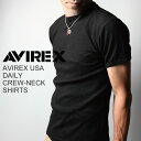 ★期間限定・ポイント10倍商品★【送料無料】AVIREX アビレックス avirex アヴィレックス・クルーネック Tシャツ カットソー Tシャツ(6143502/617352)