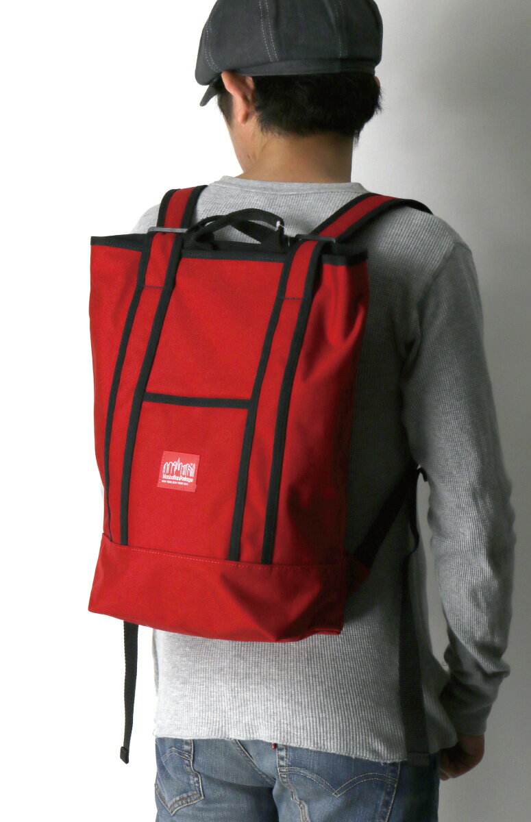 ★期間限定・ポイント10倍商品★【送料無料】Manhattan Portage(マンハッタンポーテージ) リバーサイド バックパック（Mサイズ）トート リュックサック デイパック メンズ レディース 3