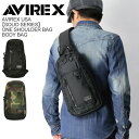 ★期間限定・ポイント10倍商品★【送料無料】AVIREX(アビレックス) アヴィレックス【ソリッド シリーズ】ワン ショルダーバッグ ボディバッグ メンズ レディース