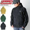 ★期間限定 ポイント15倍商品★【送料無料】Coleman(コールマン) ウインド ブレーカー マウンテンパーカー 撥水 耐水圧 透湿 防水 WIND BREAKER メンズ レディース