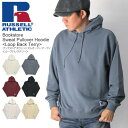 楽天Indeeg 楽天市場店★期間限定・ポイント15倍商品★【送料無料】RUSSELL ATHLETIC（ラッセル アスレティック） ブックストアー スウェット プルオーバー フード パーカー ＜ループバックテリー＞裏毛 メンズ レディース