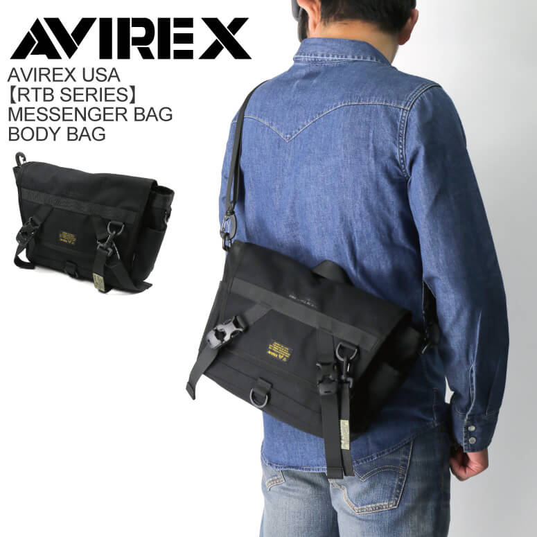 アビレックス メッセンジャーバッグ メンズ ★期間限定・ポイント10倍商品★【送料無料】AVIREX(アビレックス) アヴィレックス【RTB シリーズ】ミニ メッセンジャーバッグ ボディバッグ ショルダーバッグ メンズ レディース【父の日 プレゼント】