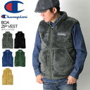 ★期間限定・ポイント15倍商品★【送料無料】Champion(チャンピオン) ボア フリース ベスト ジャケット メンズ レディース プレゼント