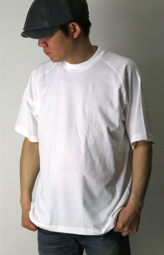 ★期間限定・ポイント15倍商品★【送料無料】Hanes(へインズ) ラグラン ショートスリーブ Tシャツ 【ルーズフィット】メンズ レディース プレゼント