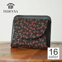 印傳屋 2021年新作 印伝 2219a 二つ折り財布 札入 レディース 甲州印伝 上原勇七 印傳 inden 漆 本鹿革 本革 革 折り財布 財布 二つ折り ...