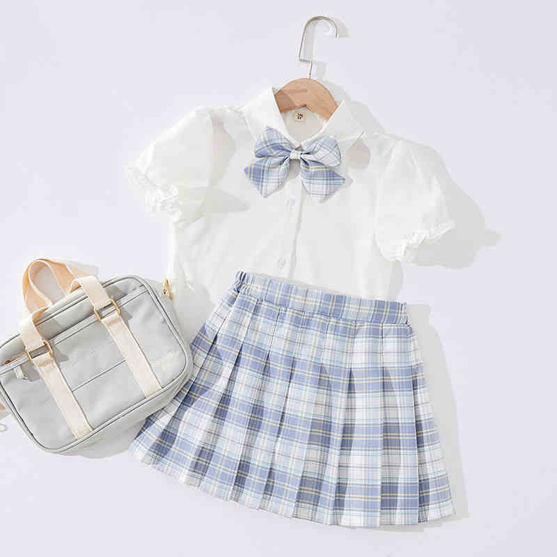 女の子 可愛い キッズ 制服 子供服 スクール 子供 学生制服 プリーツスカート スカート 中学生 フォーマルスーツ チェック柄 JK制服 ト