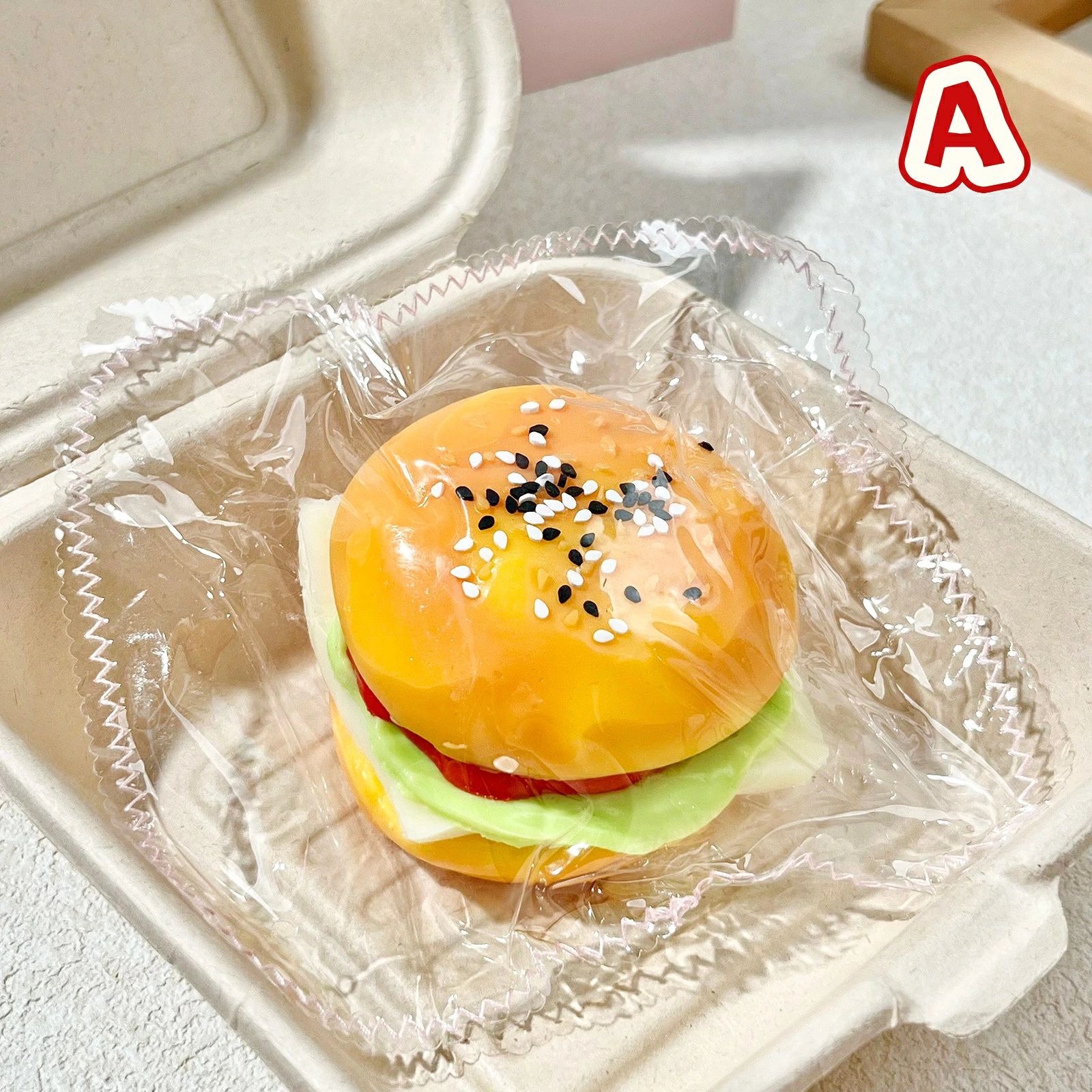 水感スクイーズ パン ケーキ 全5種 ぷにぷに もちもち 低反発 おもちゃ かわいい 握る ストレス解消 握って遊ぶ おしゃれ オシャレ Y2K indetail-select-10009422 indetail select サンプル画像2