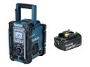 マキタ 充電機能付ラジオ 青 MR300 本体+6.0Ahバッテリ(BL1860B) オリジナルセット ※充電器別売 Bluetooth ACアダプタ