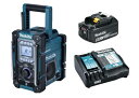 マキタ 充電機能付ラジオ 青 MR300 本体+6.0Ahバッテリ(BL1860B)+充電器(DC18RF) オリジナルセット Bluetooth ACアダプタ