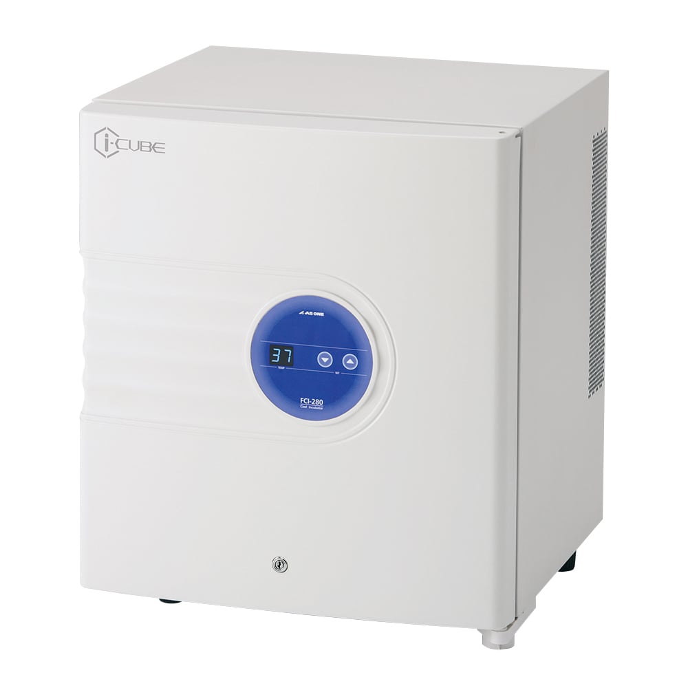 アズワン クールインキュベーター i-CUBE（HOT＆COOL） 測定孔無し 点検検査書付　FCI-280G 2-926-21-22
