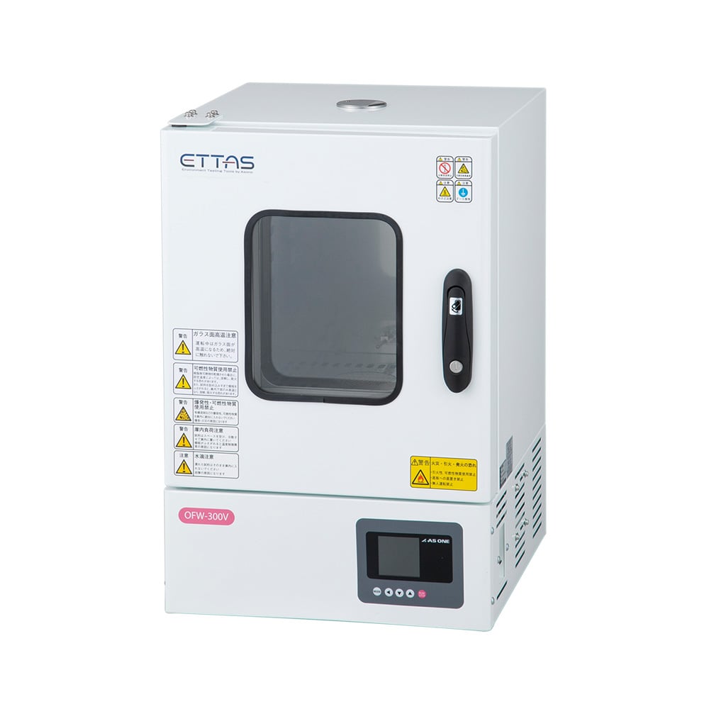 アズワン ETTAS　定温乾燥器（タイマー仕様・強制対流方式）　窓付きタイプ　左扉　OFW-300V 1-2126-21