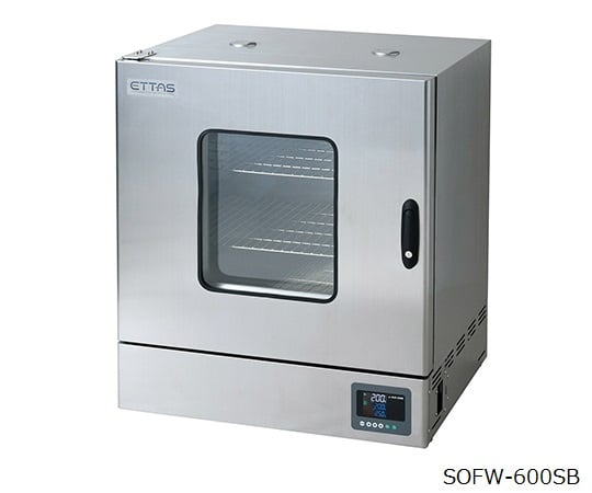 アズワン 定温乾燥器（強制対流方式）　ステンレスタイプ・窓付き　左扉　SOFW-600SB 1-8998-23