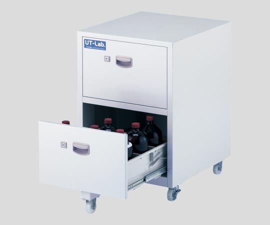 アズワン 薬品保管ユニット（UT-Lab.・キャスター付き）　450×500×652mm　スチール製　SPT-UTC 2-709-02