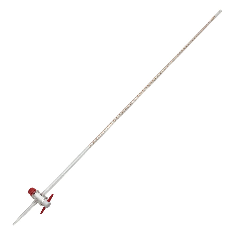 【品番】2-9139-01【メーカー】アズワン【型番】10mL【JAN】4571110733370【入り数】1本※掲載画像は代表画像です。シリーズ共通の画像を使用している場合があり、お届けは商品名に記載の型番・数量となります。■仕様材質:本体／硼珪酸ガラス3.3熱膨張係数:33×10^-7/℃(20〜300℃)クラス:AS(ISO385)容量(mL):10一目盛(mL):0.02体積許容誤差(mL):±0.02全長(mm):820PTFEコック付型番:10mL荷姿サイズ:85×825×55mm　0.30kgRoHS2 (EU) 2015/863 対応