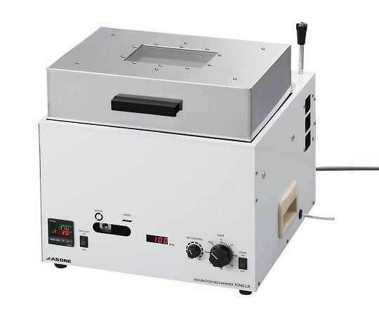 【品番】4-597-01【メーカー】アズワン【型番】ICNS-LR【JAN】4589638264122【入り数】1個※掲載画像は代表画像です。シリーズ共通の画像を使用している場合があり、お届けは商品名に記載の型番・数量となります。■特長恒温槽付ネオシェーカー！ペルチェ素子を用いた加温・冷却機能を搭載し、温度調節器にはマイコン式PID制御を採用しているため、高精度なコントロールが可能です。ネオシェーカー（2-7827-**）のオプションホルダーが使えて、様々なシーンで活躍します（庫内高さ180mm以下）。ペルチェ式採用で温めるだけでなく、保冷も可能です（周囲環境温度に依存します）。取り外し式レバーで往復・旋回運動が切替可能です。■仕様往復・旋回レバー切替方式サイズ(mm):420×437×385回転数:20〜240rpm(無回転可)振幅:10mm温度調節範囲:室温-15〜60℃温度設定表示:デジタル設定表示(0.1℃毎)温度センサー:白金測温体タイマー:連続または60分(ゼンマイ式)本体材質:SPCC/SUS430電源:AC100V　50/60Hz　2.5A、コード長/2.5m(3Pプラグ)重量:約21kg安全機能:過電流保護ヒューズ・手動復帰型バイメタル※本体にホルダー・ラックは付属していません。荷姿サイズ:640×470×550mm　22.50kg関連商品アズワン ガス置換型アクリルグローブボックス　B型PC（コンセント付き...アズワン ガス置換型アクリルグローブボックス　エアタイト800 2-4...アズワン ガス置換型アクリルグローブボックス　エアタイト（コンセント付...389,400円421,560円419,100円アズワン セフティキャビネット(セラミックコート)　セパレートロック　...アズワン ガス置換型アクリルグローブボックス　エアタイト600 2-4...アズワン セフティキャビネット ガロン瓶用 庫内エポキシコーティング ...341,990円348,770円338,550円アズワン セフティキャビネット(セラミックコート) トータルロック 4...アズワン 定温乾燥器（強制対流方式） ステンレスタイプ・窓付き 左扉 ...アズワン 定温乾燥器（強制対流方式） ステンレスタイプ・窓付き 右扉 ...325,270円314,600円314,600円アズワン エアタイトグローブBOX（庫内圧力制御付）　コンセント付き　...アズワン 定温乾燥器（自然対流方式） ステンレスタイプ・窓付き 右扉 ...アズワン ポータブルヒュームフード（ファンユニット）　L型（耐酸タイプ...612,700円237,600円242,980円