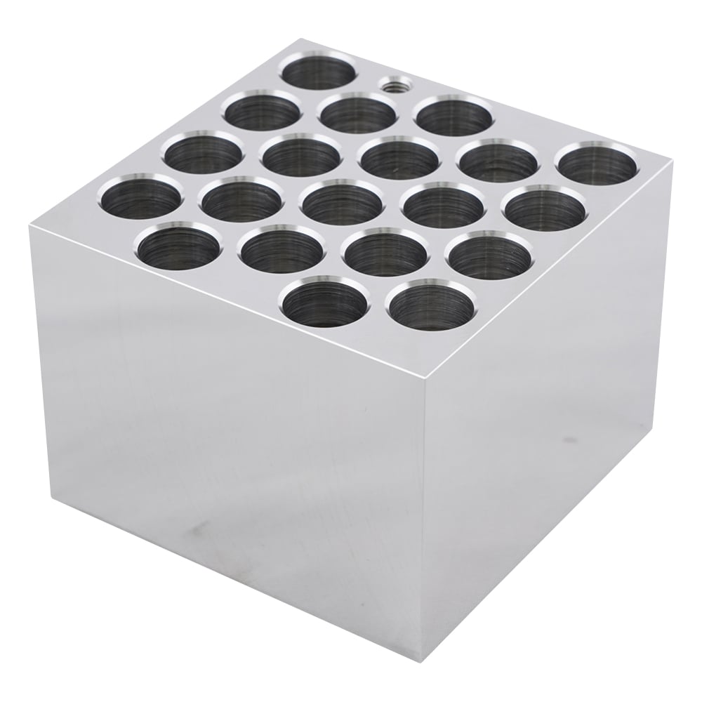 アズワン ドライブロックバス用アルミブロック　試験管18mm　20本用　AB-185 1-4155-07