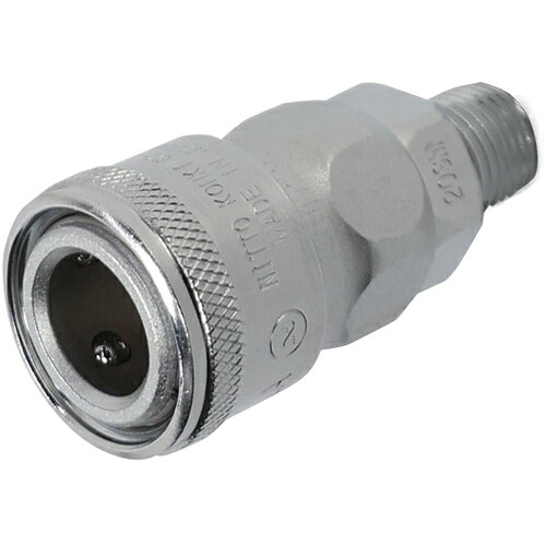 【品番】20SM STEEL NBR【メーカー】日東工器（株）【JAN】4992338003029【販売単位】1個※掲載画像は代表画像です。シリーズ共通の画像を使用している場合があり、お届けは商品名に記載の型番・数量となります。■特長工場内の空気配管から空気工具のホース接続用まで、汎用性に優れたカプラです。空気には鋼鉄製、水には真ちゅう・ステンレス製が適しています。ただし、分離時にプラグ側の流体が流出しますのでご注意ください。鋼鉄製の重要な構成部品には熱処理を施し強度を向上。特に耐摩耗・耐久性に優れています。幅広い空圧用途に対応できるよう豊富な本体材質・サイズ・取付形状を標準化しています。■用途空気用。■仕様ブランド名:日東（日東工器（株））使用流体:空気使用温度範囲(℃):-20〜80耐圧力(MPa):2製造国:日本相手側取付サイズ:Rc1/4最高使用圧力(MPa):1.5関連商品日東ハイカプラ鋼鉄製ニトリルゴムNBR（SG）（めねじ取付用ソケット）...日東ハイカプラ鋼鉄製ニトリルゴムNBR（SG）（めねじ取付用ソケット）...日東ハイカプラ鋼鉄製ニトリルゴムNBR（SG）（ホース取付用ソケット）...1,820円1,820円1,820円日東ハイカプラ鋼鉄製ニトリルゴムNBR（SG）（ホース取付用ソケット）...日東ハイカプラ鋼鉄製ニトリルゴムNBR（SG）（おねじ取付用ソケット）...日東ハイカプラ鋼鉄製ニトリルゴムNBR（SG）（78278） 17SH...1,820円1,820円1,820円日東TSPカプラ鋼鉄製（めねじ取付用プラグ）相手側Rc3／8（0080...日東ハイカプラ鋼鉄製（ホース取付用プラグ）相手側1／2インチ耐圧力2．...日東ハイカプラ鋼鉄製（めねじ取付用プラグ）相手側Rc1／2耐圧力2．0...1,860円1,750円1,750円日東ハイカプラ鋼鉄製（ホース取付用プラグ）相手側3／4インチ耐圧力2．...日東ハイカプラ鋼鉄製（めねじ取付用プラグ）相手側Rc3／4耐圧力2．0...日東めねじ取付用ソケットハイカプラ200鋼鉄製相手側取付ねじサイズRc...1,880円1,880円1,890円