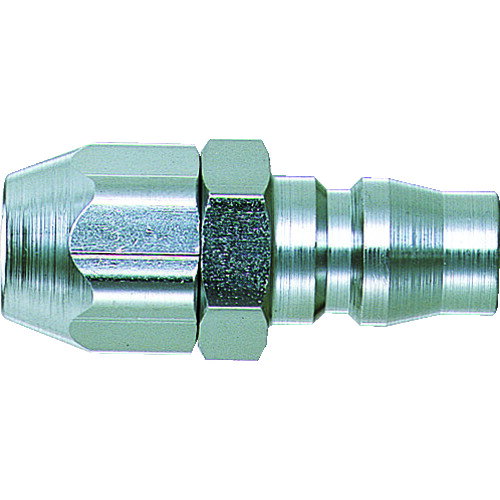 【品番】80PN STEEL【メーカー】日東工器（株）【JAN】4992338041021【販売単位】1個※掲載画像は代表画像です。シリーズ共通の画像を使用している場合があり、お届けは商品名に記載の型番・数量となります。■特長ウレタンホースを簡単、確実に装着。ホースへの取り付けは、ニップルに差し込みナットを締めるだけ。工場内の空気配管から空気工具のホース接続用まで、汎用性に優れたタイプです。「ハイカプラ」タイプとハイカプラ200タイプでシリーズ化。ホース折れを防止するスプリングナット付きも用意されています。ホースへの取り付けは、ニップルに差し込みナットを締めるだけ。ホース外周面を締め付けるため、ホースの抜けや流体の流出が起こりにくい構造です。ボールベアリング式スイベル機構で、ホースのねじれがなく、手に掛かる負担を軽減できる「ロータリナットカプラ」もあります。■仕様製造国:日本相手側ホースサイズ(mm):8.0×12.0使用温度範囲(℃):-20〜60使用流体:空気耐圧力(MPa):2相手側ホースサイズ内径(mm):8相手側ホースサイズ外径(mm):12ブランド名:日東（日東工器（株））最高使用圧力(MPa):1.5