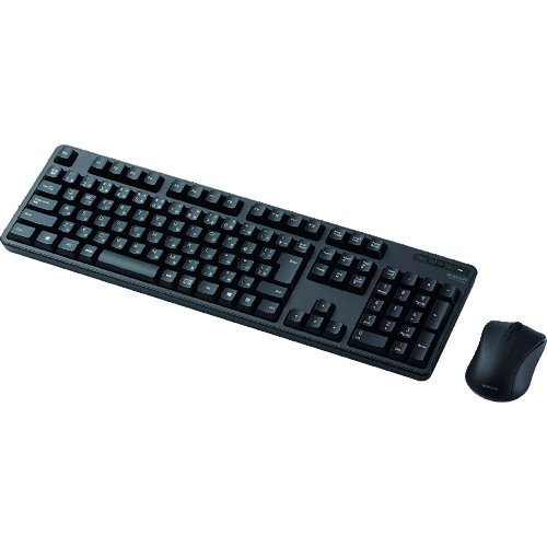 ELECOM無線フルキーボード＆マウス TK-FDM106MBK