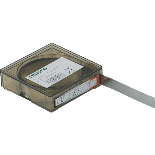 【品番】TFG-0.01M1【メーカー】トラスコ中山（株）【JAN】4989999320893【販売単位】1個※掲載画像は代表画像です。シリーズ共通の画像を使用している場合があり、お届けは商品名に記載の型番・数量となります。■特長自動車エンジンおよびその他内燃機の組み立て並びに調整用として使用され、単一のすき間の連続測定使用に便利です。■用途すき間測定に。■注意提供不可：SDS■仕様精度(mm):±0.005該当:RoHS2ブランド名:TRUSCO（トラスコ中山（株））厚さ(mm):0.01製造国:日本長さ(m):1関連商品MITUTOYO標準形ダイヤルゲージ（耳金付裏ぶたタイプ）測定範囲0〜...DIAすきまゲージ172MA 172MASKスキマゲージシクネスゲージ100MH100mm10枚厚さ0．10〜...6,930円2,390円2,450円TRUSCOフィラーゲージ0．05mm厚12．7mmX1m TFG-0...TRUSCO直尺用ストッパー真鍮1m用 TSD-100N...TRUSCO本鋼製コンパス長さ300円直径460 PC-300...2,120円2,490円2,300円TRUSCOフィラーゲージ1．00mm厚12．7mmX1m TFG-1...TRUSCO止型定規スコヤ型 TS-TSATSKシクネステープ0．02X12．7WX1M TSK-0.02M1...2,680円2,460円2,210円TRUSCOシクネスゲージ幅12．7長さ100範囲0．10〜1．00 ...TSKシクネステープ0．01X12．7WX1M TSK-0.01M1...シンワシックネスゲージD65mm25枚組 73782...2,750円2,520円2,520円
