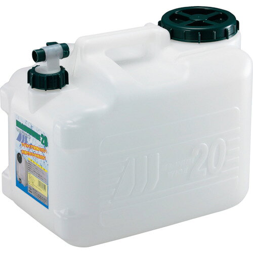 【品番】TP-1010【メーカー】三宅化学（株）【JAN】4977977706210【販売単位】1個※掲載画像は代表画像です。シリーズ共通の画像を使用している場合があり、お届けは商品名に記載の型番・数量となります。■特長ワイドタイプで安定感抜群です。便利なコック付、広口キャップで中が洗えます。水専用■注意水専用■仕様色:ナチュラル容量(L):20奥行(mm):395高さ(mm):320ブランド名:MIYAKE（三宅化学（株））目盛間隔(L):5幅(mm):255製造国:日本