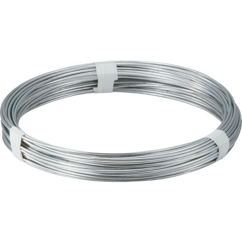 TRUSCOスチール針金＃8線径4．0mm1kg溶融亜鉛メッキ TYW-40