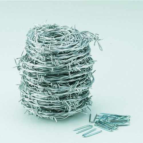 TRUSCO有刺鉄線溶融亜鉛メッキ1．6mm×100m TUW-16-100