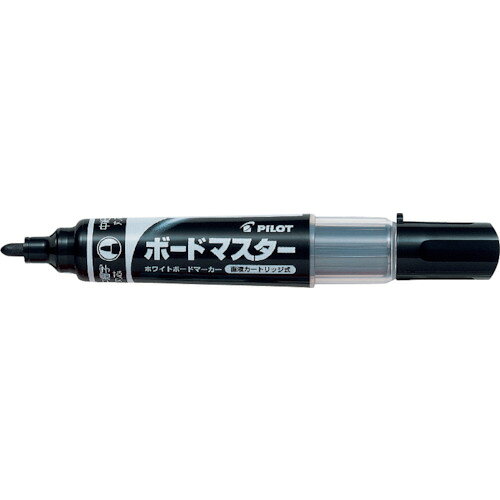 【品番】WMBM-12FM-B【メーカー】（株）パイロットコーポレーション【JAN】4902505387623【販売単位】1本※掲載画像は代表画像です。シリーズ共通の画像を使用している場合があり、お届けは商品名に記載の型番・数量となります。■特長濃くはっきり書け、視認性に優れます。インキカートリッジ、ペン先ともに交換可能でとても経済的です。■用途ホワイトボードへの筆記に。■仕様タイプ:中細字長さ(mm):135製造国:日本太さ(mm):24環境表示:グリーン購入ブランド名:PILOT（（株）パイロットコーポレーション）色:ブラック