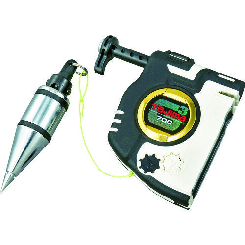 【品番】PCG3-700WQB【メーカー】（株）TJMデザイン【JAN】4975364057044【販売単位】1個※掲載画像は代表画像です。シリーズ共通の画像を使用している場合があり、お届けは商品名に記載の型番・数量となります。■特長木部、鉄部、アルミサッシ、コンクリートに取り付け可能です。不用意な針の飛び出しを防止する針ロック機構を搭載しています。本体を開けずに簡単に糸交換ができるガイド糸構造を採用しています。見やすい蛍光黄色糸を使用しています。強力磁石を採用。磁束密度130mTです。ケースはABS樹脂ボディ。エラストマー樹脂で一体成型。滑りにくい。■用途建築用下げ振り保持器。■仕様糸長さ(m):7色:白適合下げ振り重量(g):100〜1000ブランド名:タジマ（（株）TJMデザイン）製造国:中国