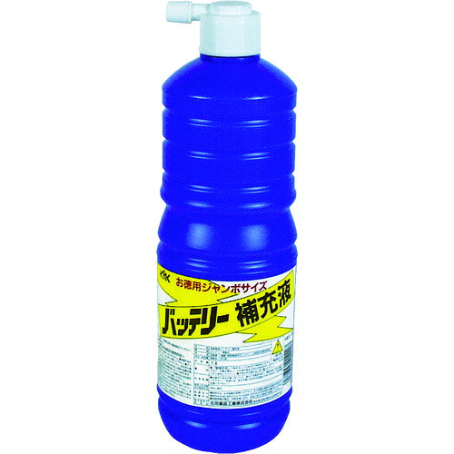 【品番】01-001【メーカー】古河薬品工業（株）【JAN】4972796012207【販売単位】1本※掲載画像は代表画像です。シリーズ共通の画像を使用している場合があり、お届けは商品名に記載の型番・数量となります。■特長イオン交換法により高純度に精製していますので、各種の有害イオンを含みません。電池工業会規格（S0404）適合の優れた製品です。■用途自動車・二輪車・特殊車両用のバッテリーの補充に。■仕様容量(ml):1000ブランド名:KYK（古河薬品工業（株））容量(L):1色:透明製造国:日本関連商品KYKバッテリー補充液2L 02-001KYKバッテリー補充液T−50180ml 00-102...TRUSCOブレーキ＆パーツクリーナー速乾タイプ840ml BPS-8...1,390円1,040円1,380円TRUSCO腕カバー1双 TUKM-1PSMCワンタッチ管継手ハーフユニオン6mm・1／8 KQ2H06-U0...SMCワンタッチ−ハーフユニオン KQ2H08-01A...1,260円1,260円1,260円mitsuyaネームタグ5個M22110 NT-01P...SMCワンタッチ管継手ハーフユニオン4mm・1／8 KQ2H04-U0...SMCワンタッチ管継手ハーフユニオン4mm・1／4 KQ2H04-U0...1,260円1,240円1,260円SMCワンタッチ管継手ハーフユニオン6mm・1／4 KQ2H06-U0...アラオデーキャップD10（D10−16） AR-0050...SMCワンタッチ−ハーフユニオン KQ2H04-02N...1,260円1,260円1,260円