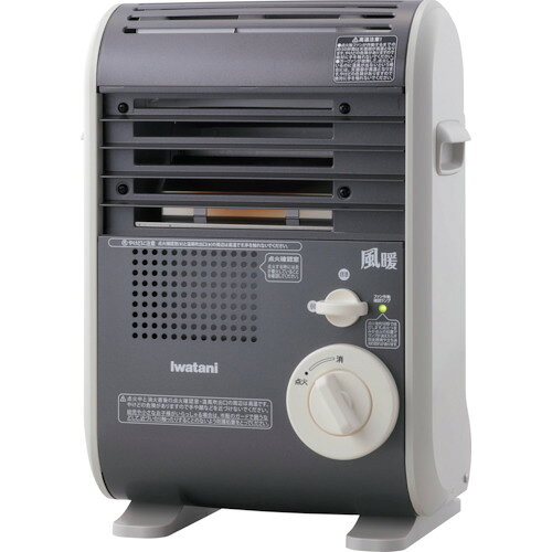 【品番】CB-GFH-5【メーカー】岩谷産業（株）【JAN】4901140905681【販売単位】1台※掲載画像は代表画像です。シリーズ共通の画像を使用している場合があり、お届けは商品名に記載の型番・数量となります。■特長燃料がカセットガスなので電池や電源コードが不要です。地震などの非常時にも役立ちます。カセットガスの燃焼熱から電気を生み出してファンを回す、発電するファンヒーターです。標準運転と弱運転の2段階出力です。■仕様ガス消費量(kW):約2.0（標準）、約1.3（弱）本体寸法(mm)奥行:260暖房目安コンクリート:7畳該当:災害備蓄暖房目安木造:5畳本体寸法(mm)幅:319適合ガス:カセットガスブランド名:Iwatani（岩谷産業（株））本体寸法(mm)高さ:438製造国:日本
